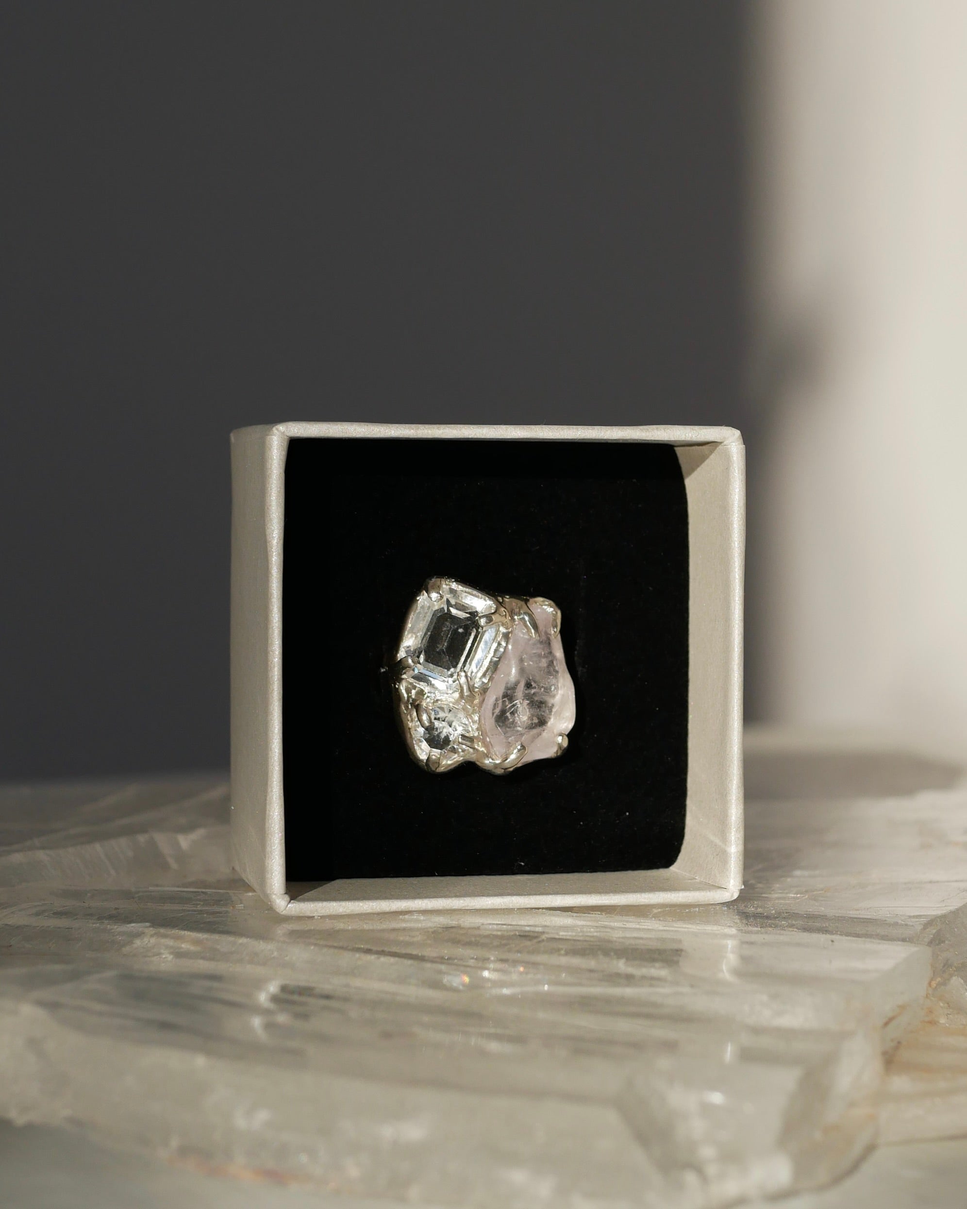 White Christmas ring