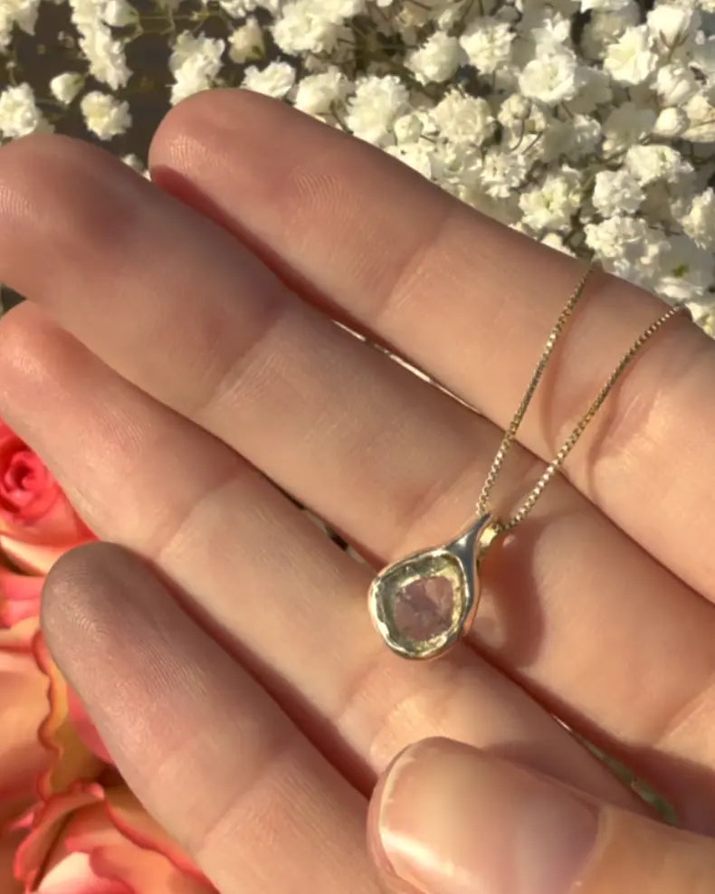 Green tourmaline necklace CharityGoodz