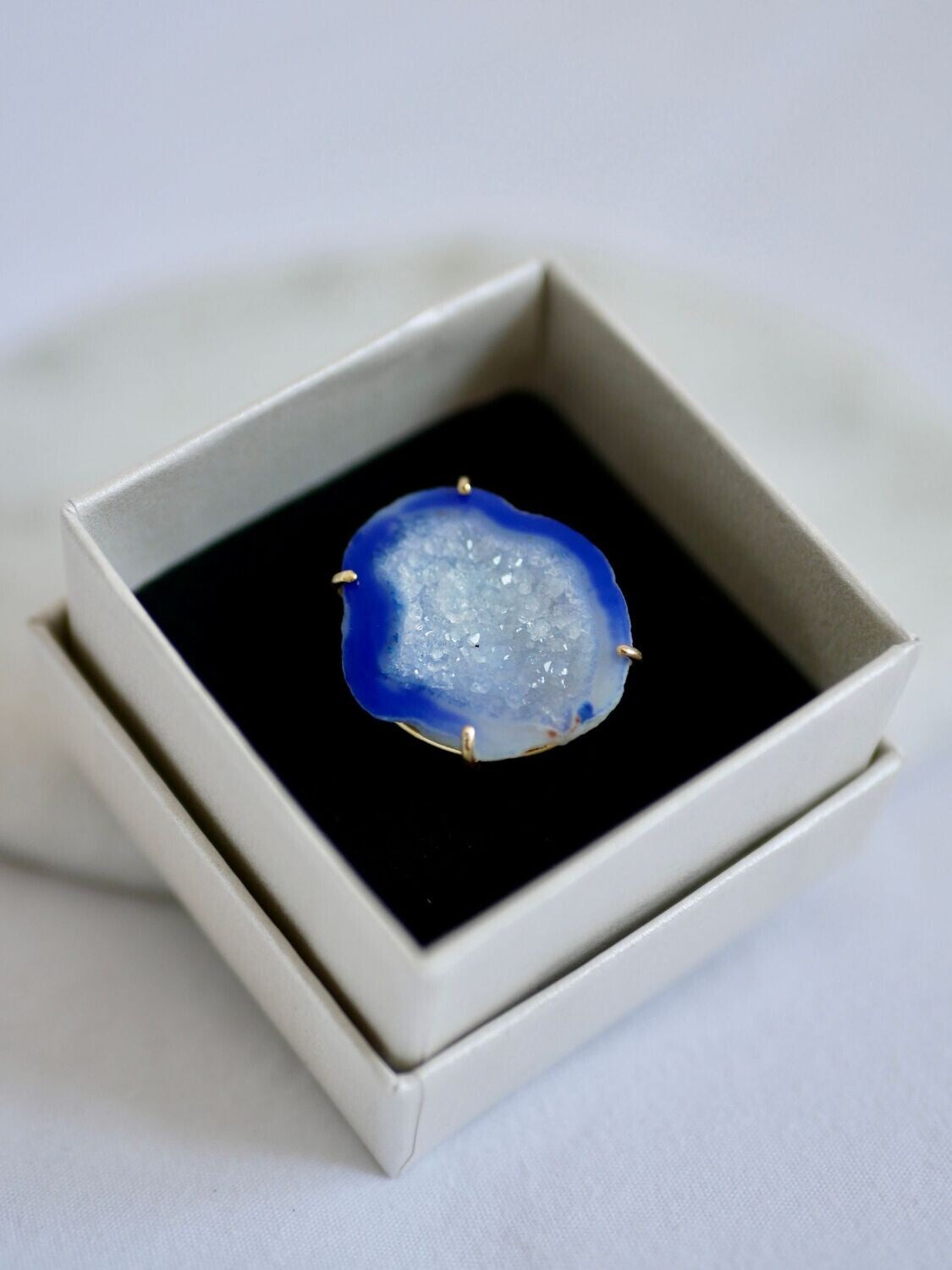 Agate ring gold 01