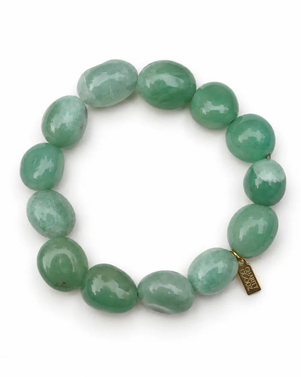 Chunky Gemstone bracelet - Aventurine